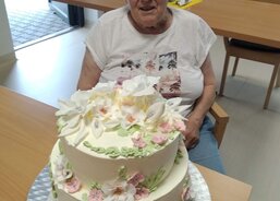 Oslava narozenin klientky