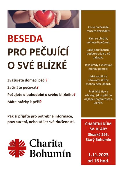 Charita Bohumín Beseda 1.11.2023